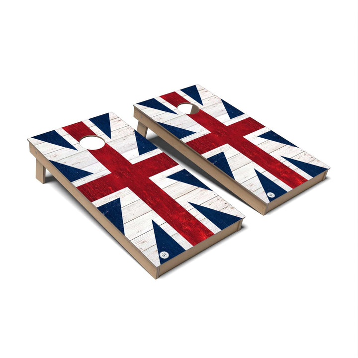 Slick Woody's Cornhole Co. Cornhole Board England International Flag Cornhole Boards - Backyard