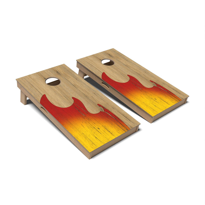 Slick Woody's Cornhole Co. Cornhole Board Flame Surf Cornhole Boards - Professional Signature