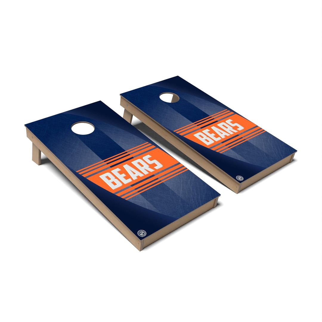 Slick Woody's Cornhole Co. Cornhole Board Football 2.0 Chicago Cornhole Boards - Backyard