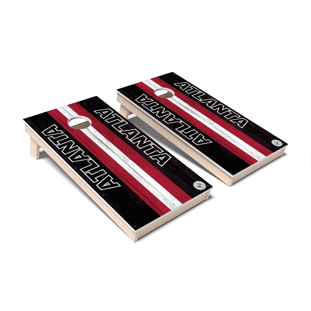 Slick Woody's Cornhole Co. Cornhole Board Football Atlanta Cornhole Boards - All Weather