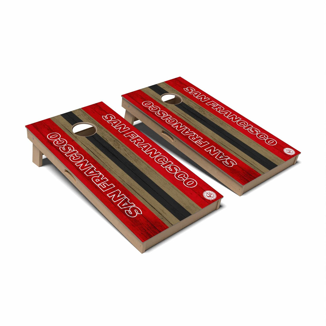 San Francisco Cornhole Boards - Professional Signature