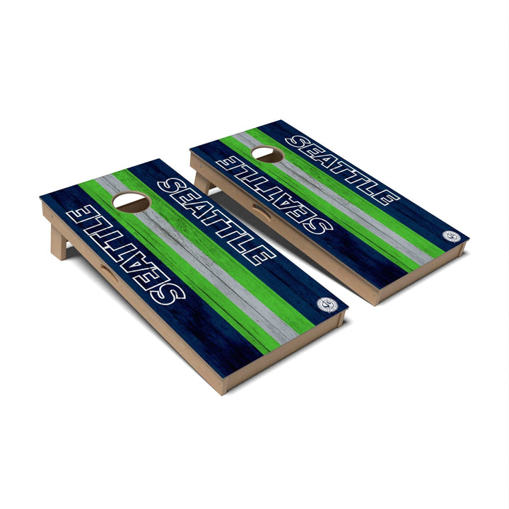 Slick Woody's Cornhole Co. Cornhole Board Football Seattle Cornhole Boards - Professional Signature