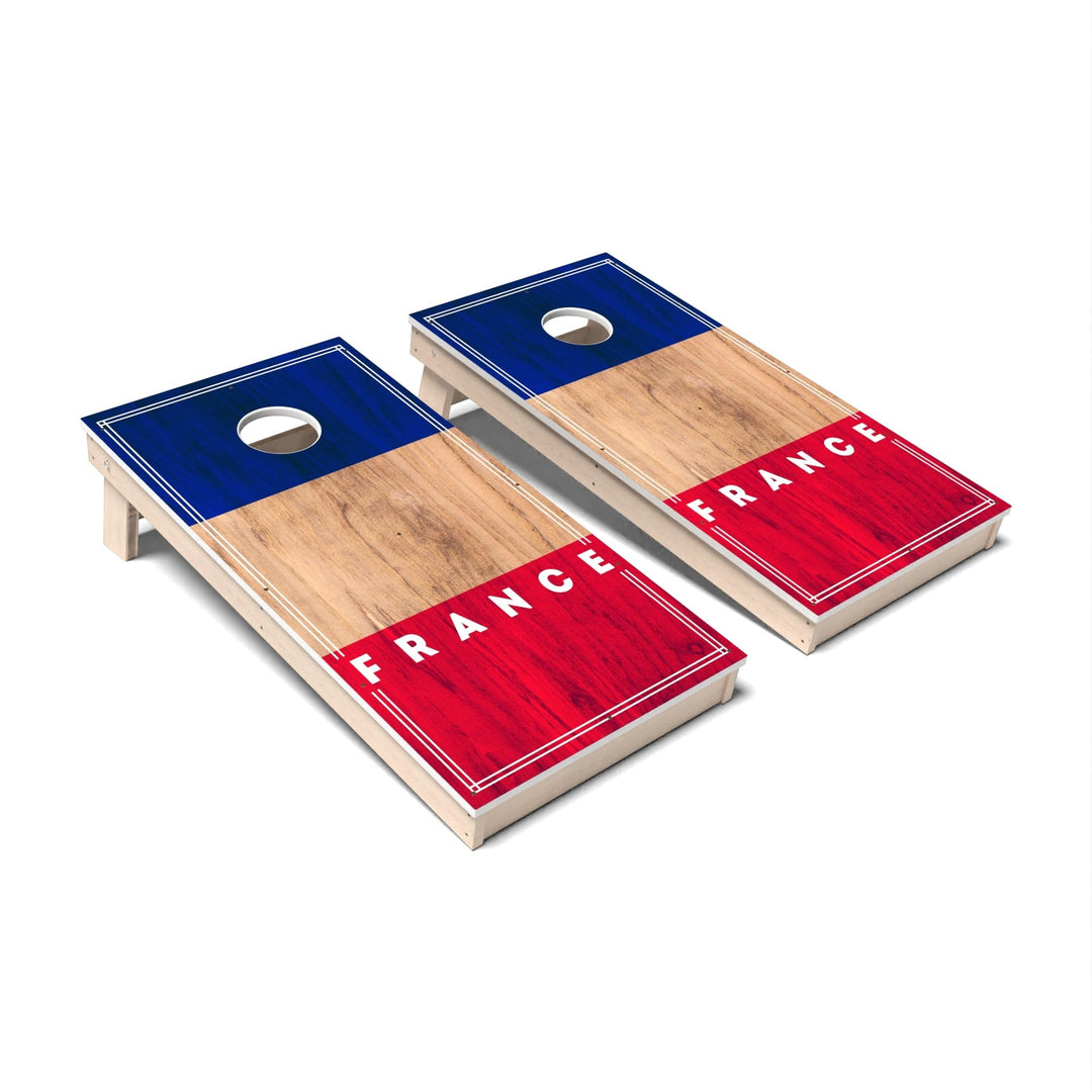 Slick Woody's Cornhole Co. Cornhole Board France International Flag 2.0 Cornhole Boards - All Weather