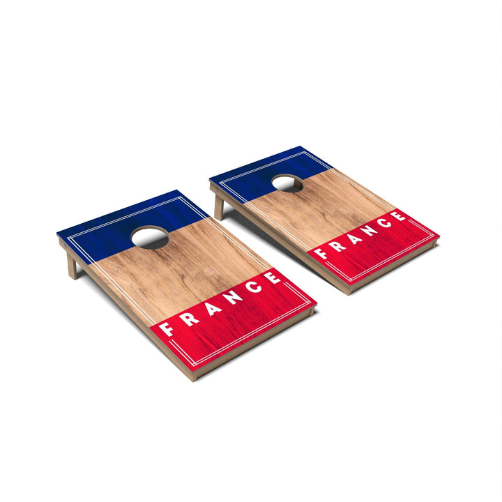 Slick Woody's Cornhole Co. Cornhole Board France International Flag 2.0 Cornhole Boards - Tailgate