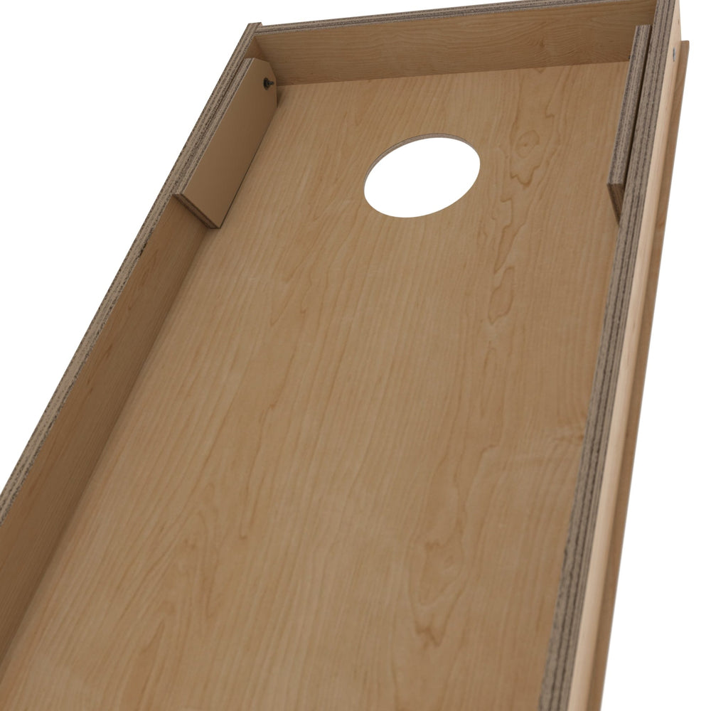 Slick Woody's Cornhole Co. Cornhole Board Geometric Wood Cornhole Boards - Backyard