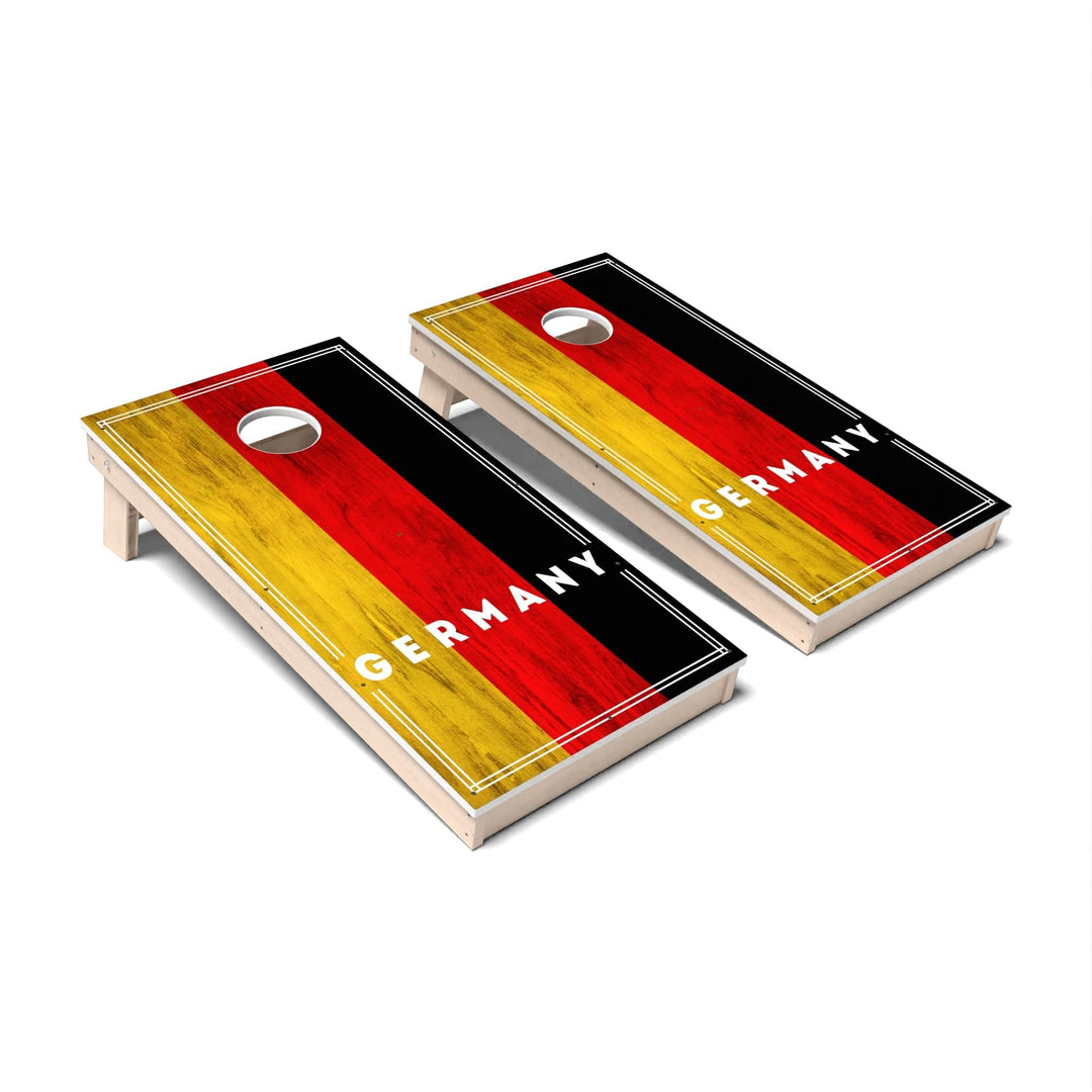 Slick Woody's Cornhole Co. Cornhole Board Germany International Flag 2.0 Cornhole Boards - All Weather