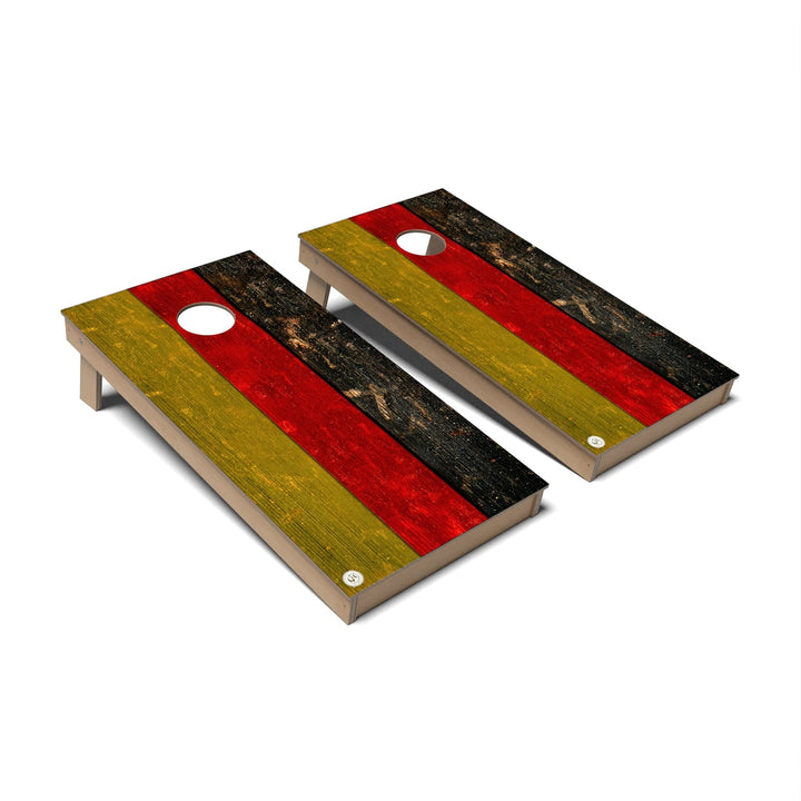 Slick Woody's Cornhole Co. Cornhole Board Germany International Flag Cornhole Boards - Backyard