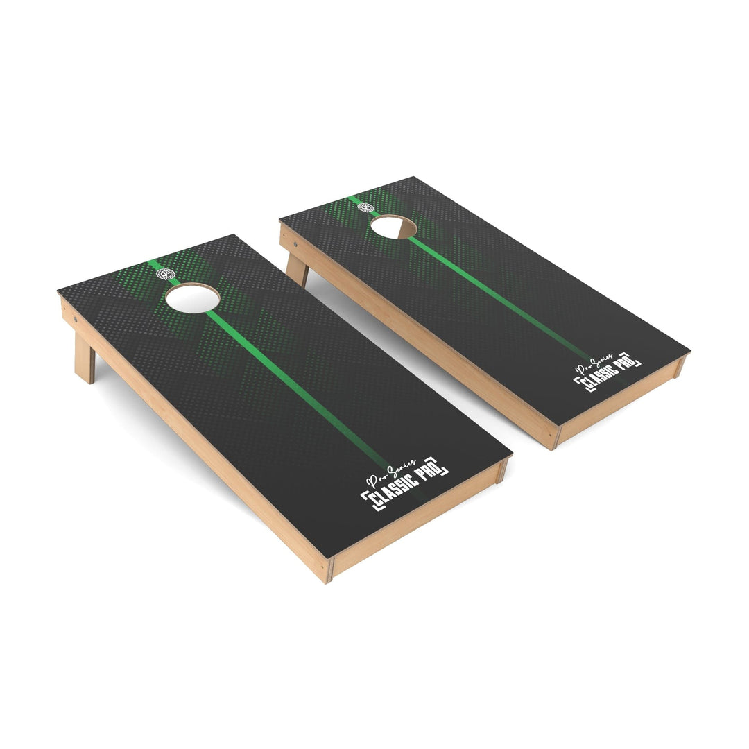 Slick Woody's Cornhole Co. Cornhole Board Green Pro Series Cornhole Boards - Backyard