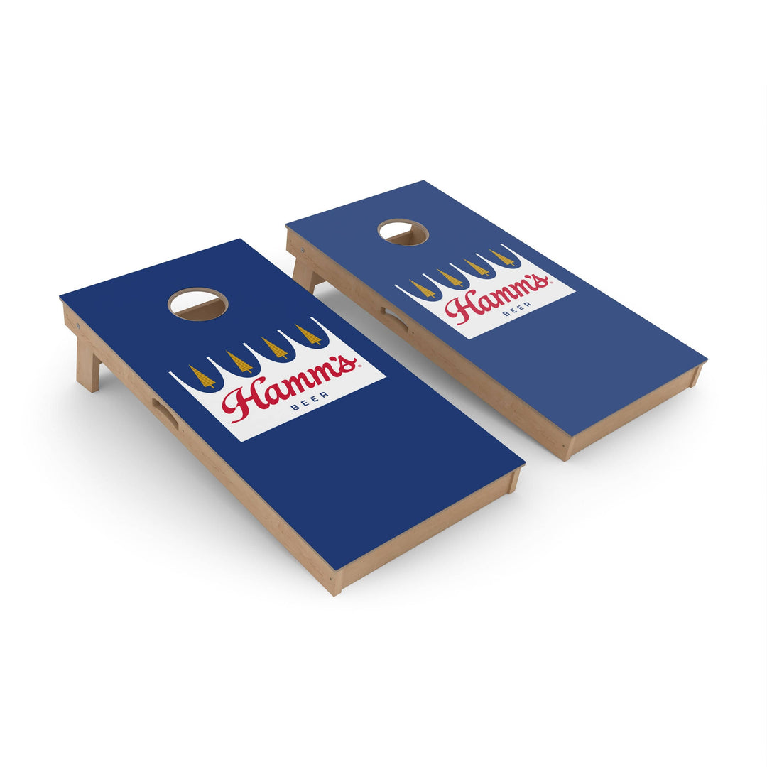 Slick Woody's Cornhole Co. Cornhole Board Hamms Beer Brands Cornhole Boards - Premium Signature