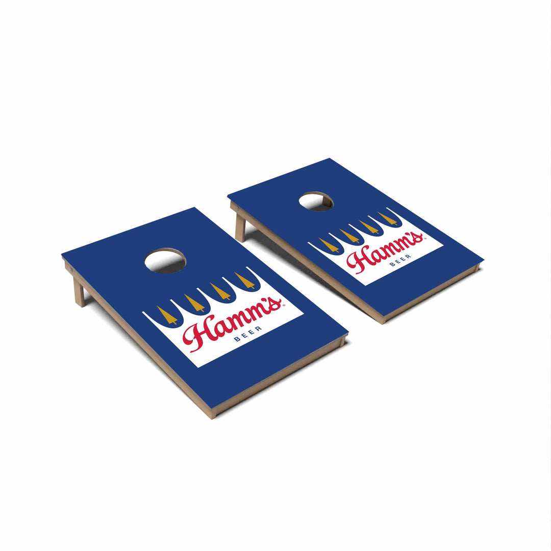 Slick Woody's Cornhole Co. Cornhole Board Hamms Beer Brands Cornhole Boards - Tailgate