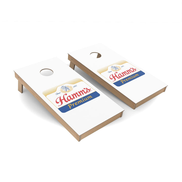 Slick Woody's Cornhole Co. Cornhole Board Hamms MillerCoors Cornhole Boards - Backyard