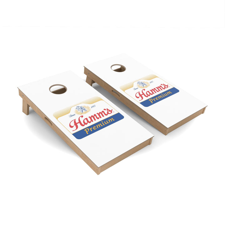 Slick Woody's Cornhole Co. Cornhole Board Hamms MillerCoors Cornhole Boards - Premium Signature