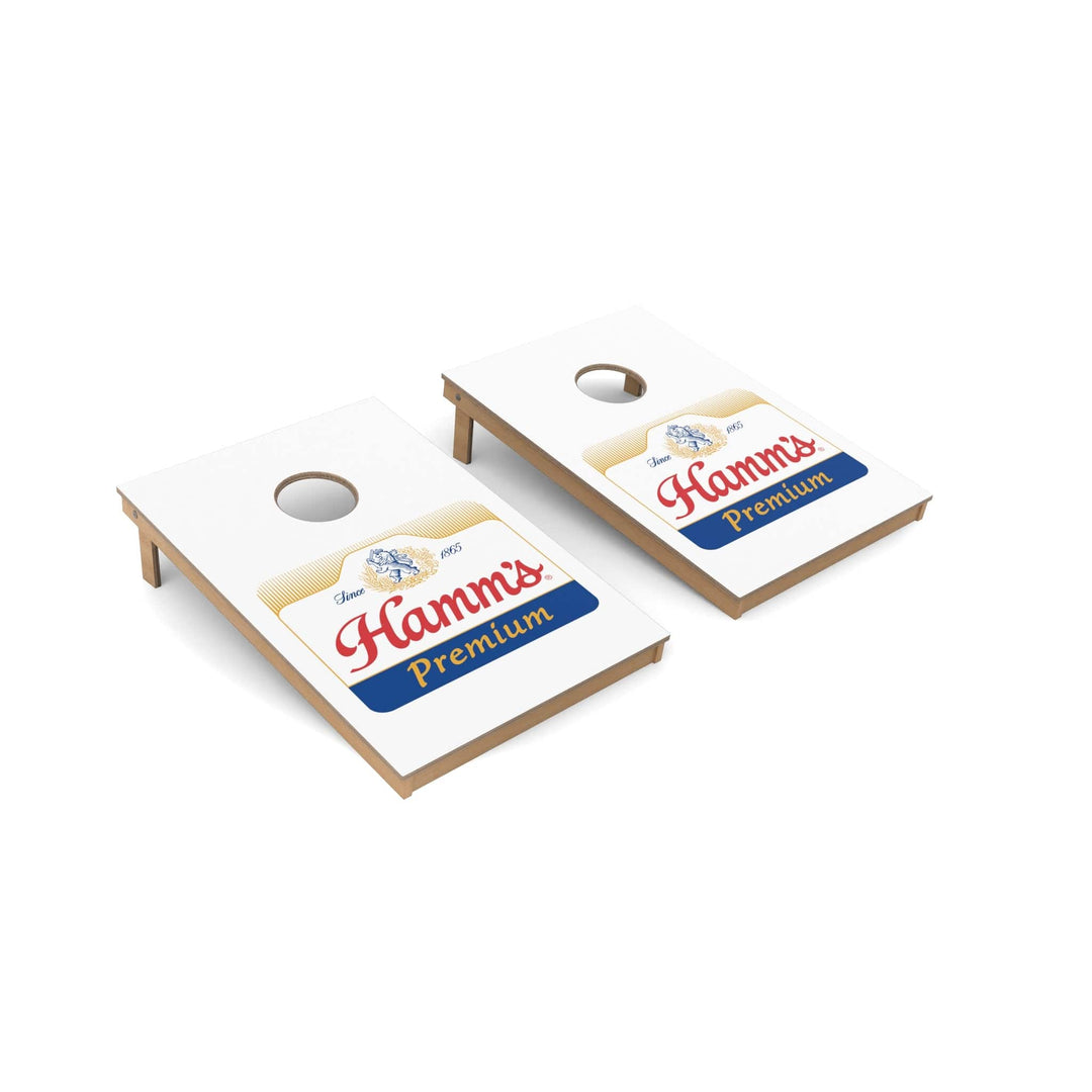 Slick Woody's Cornhole Co. Cornhole Board Hamms MillerCoors Cornhole Boards - Tailgate