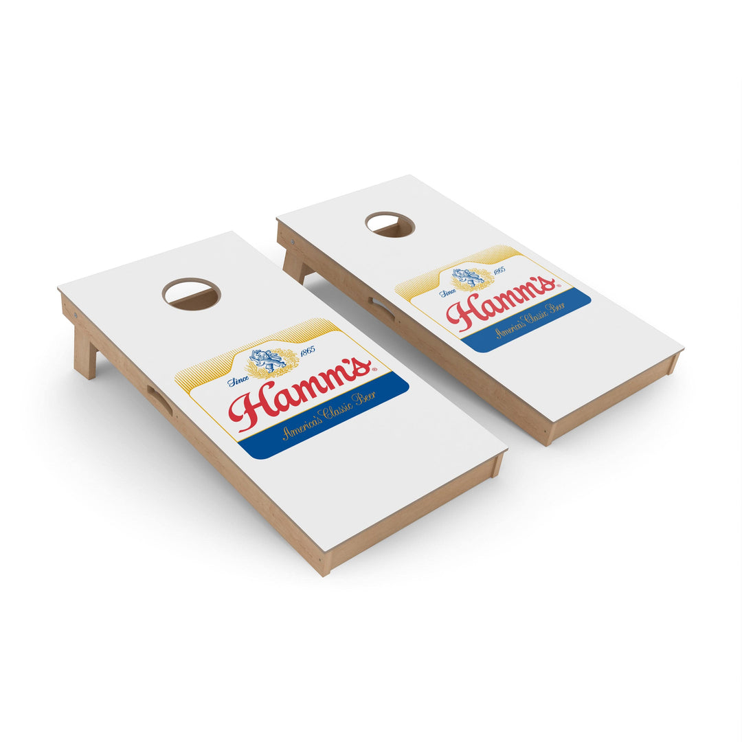 Slick Woody's Cornhole Co. Cornhole Board Hamms Premium Beer Brands Cornhole Boards - Premium Signature
