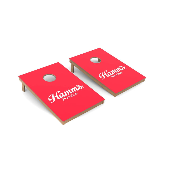 Slick Woody's Cornhole Co. Cornhole Board Hamms Premium MillerCoors Cornhole Boards - Tailgate