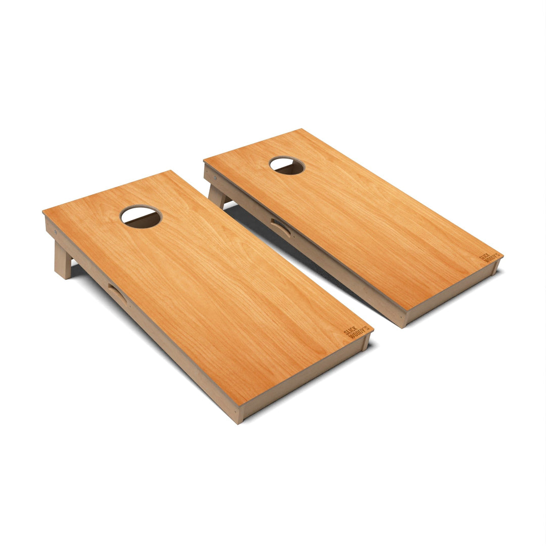 Slick Woody's Cornhole Co. Cornhole Board Honey Oak Natural Wood Cornhole Boards - Professional Signature