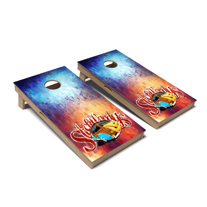 Slick Woody's Cornhole Co. Cornhole Board Impressionist Artist Cornhole Boards - Professional Signature