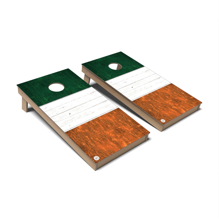 Slick Woody's Cornhole Co. Cornhole Board Ireland International Flag Cornhole Boards - Backyard