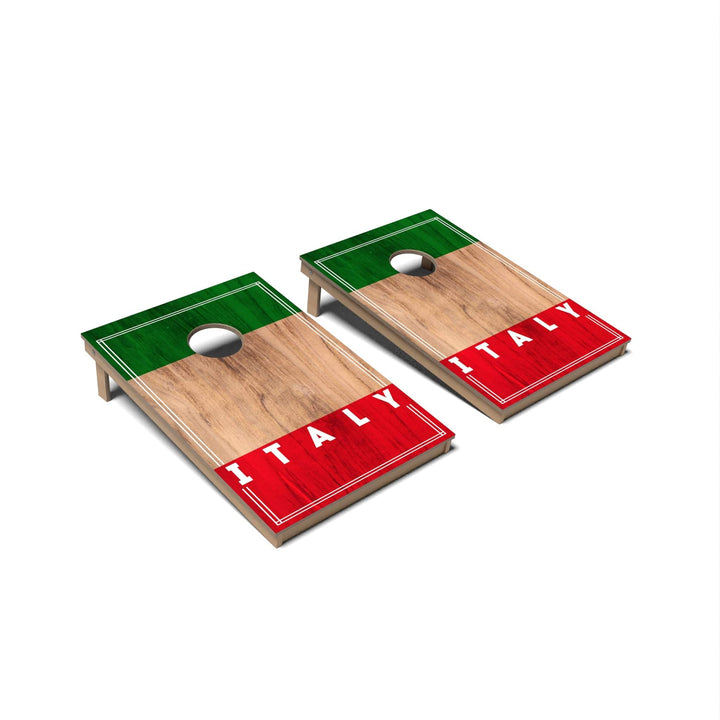 Slick Woody's Cornhole Co. Cornhole Board Italy International Flag 2.0 Cornhole Boards - Tailgate