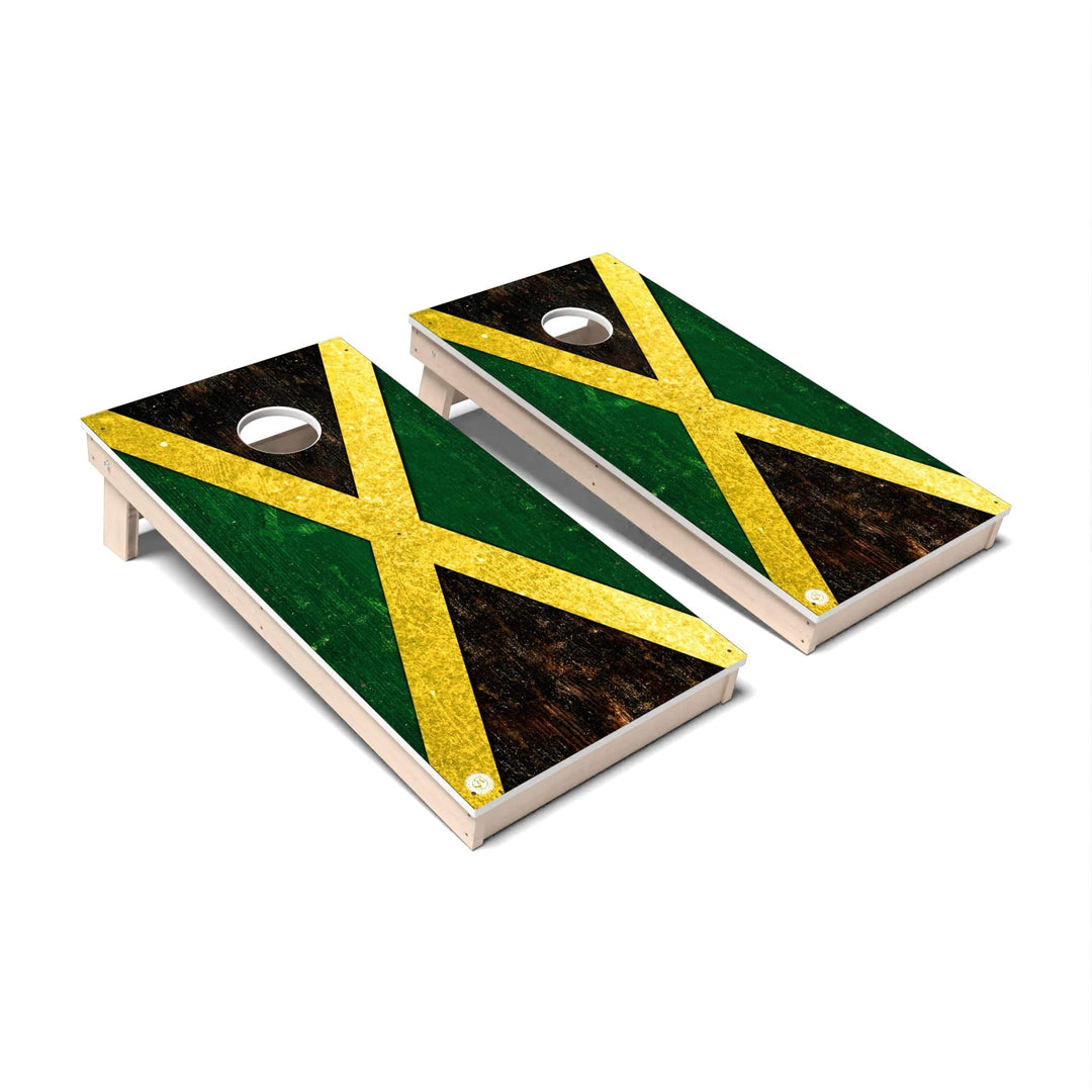 Slick Woody's Cornhole Co. Cornhole Board Jamaica International Flag Cornhole Boards - All Weather