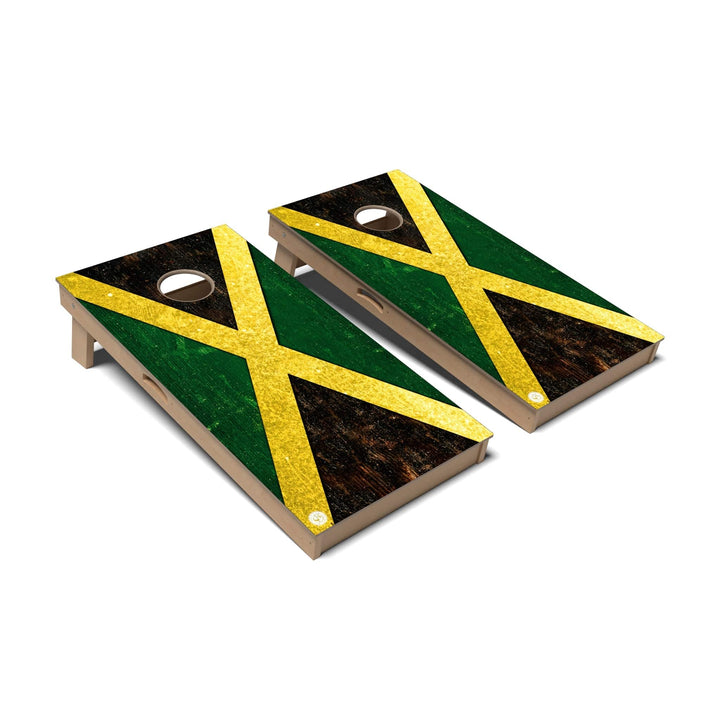 Slick Woody's Cornhole Co. Cornhole Board Jamaica International Flag Cornhole Boards - Professional Signature