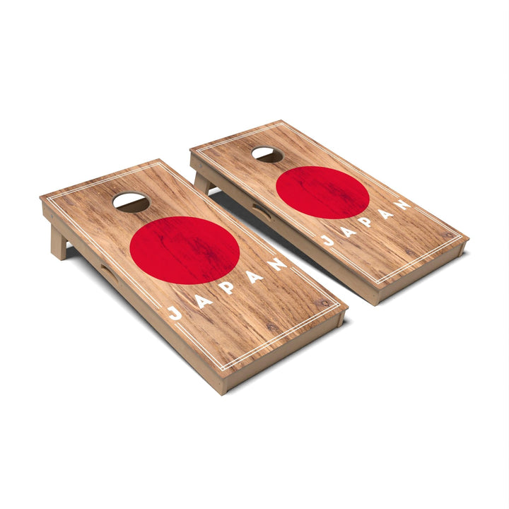 Slick Woody's Cornhole Co. Cornhole Board Japan International Flag 2.0 Cornhole Boards - Professional Signature