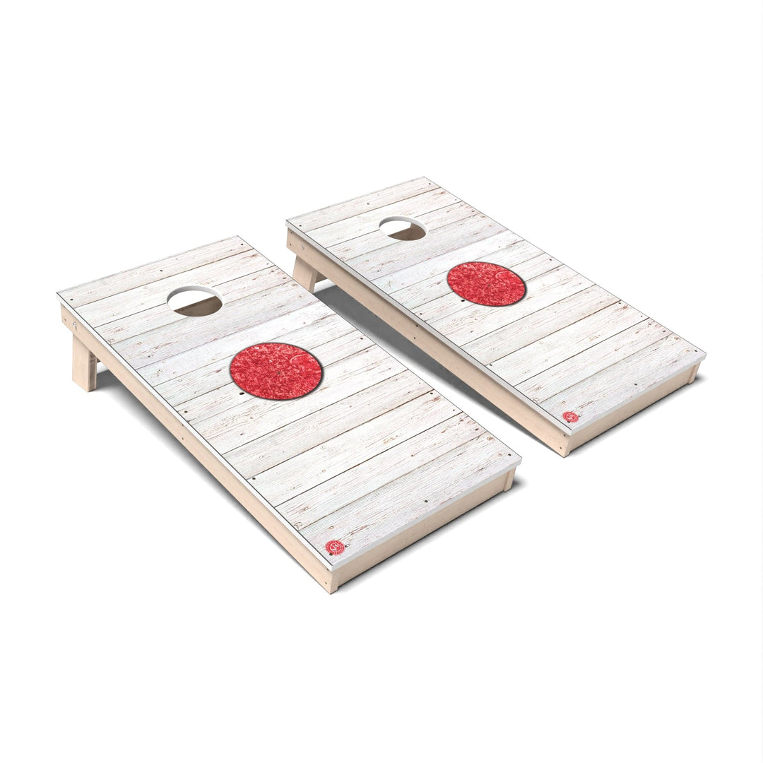 Slick Woody's Cornhole Co. Cornhole Board Japan International Flag Cornhole Boards - All Weather