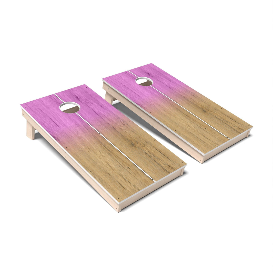 Slick Woody's Cornhole Co. Cornhole Board Lavender Gradient Surf Cornhole Boards - All Weather