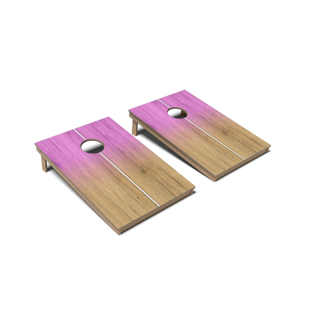 Slick Woody's Cornhole Co. Cornhole Board Lavender Gradient Surf Cornhole Boards - Tailgate