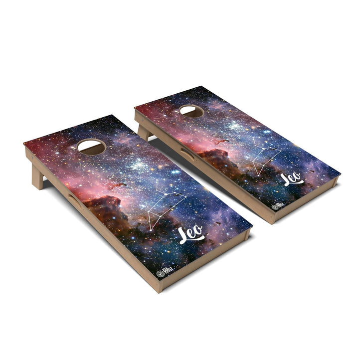 Slick Woody's Cornhole Co. Cornhole Board Leo Zodiac Cornhole Boards - Professional Signature