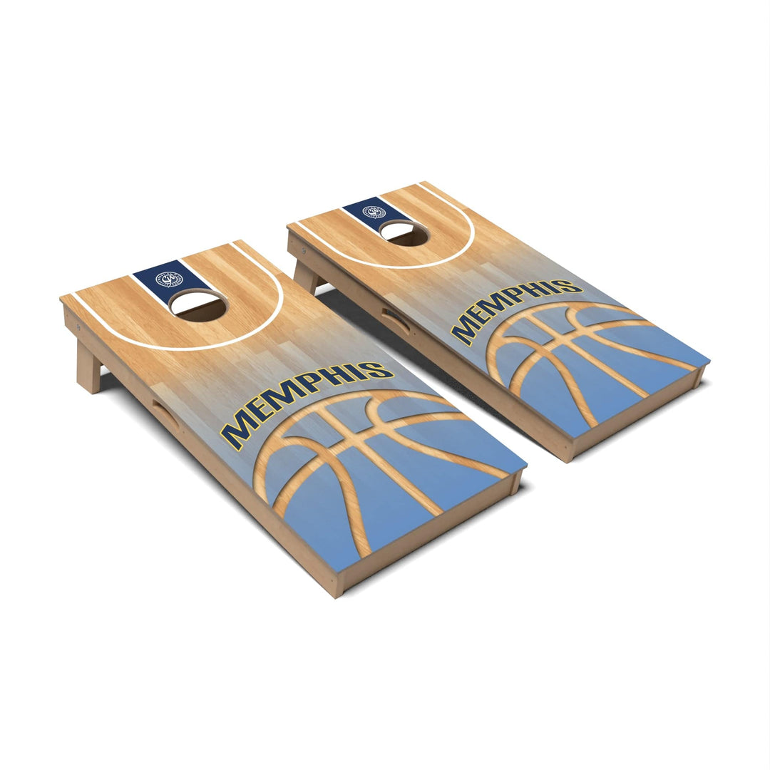 Slick Woody's Cornhole Co. Cornhole Board Memphis Basketball Tennessee Cornhole Boards - Professional Signature