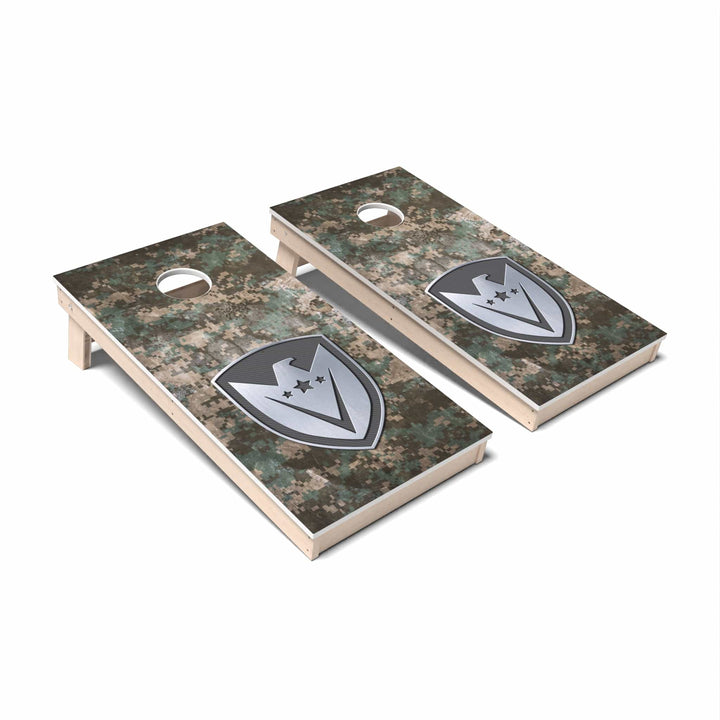 Slick Woody's Cornhole Co. Cornhole Board Metal Falcon Military Cornhole Boards - All Weather