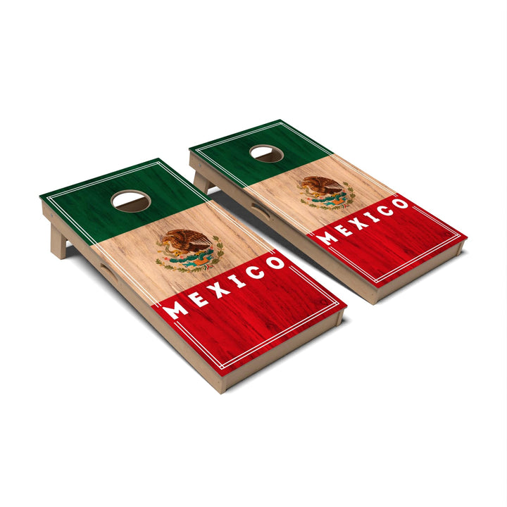 Slick Woody's Cornhole Co. Cornhole Board Mexico International Flag 2.0 Cornhole Boards - Professional Signature