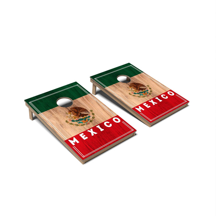 Slick Woody's Cornhole Co. Cornhole Board Mexico International Flag 2.0 Cornhole Boards - Tailgate