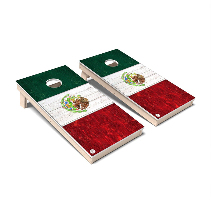 Slick Woody's Cornhole Co. Cornhole Board Mexico International Flag Cornhole Boards - All Weather