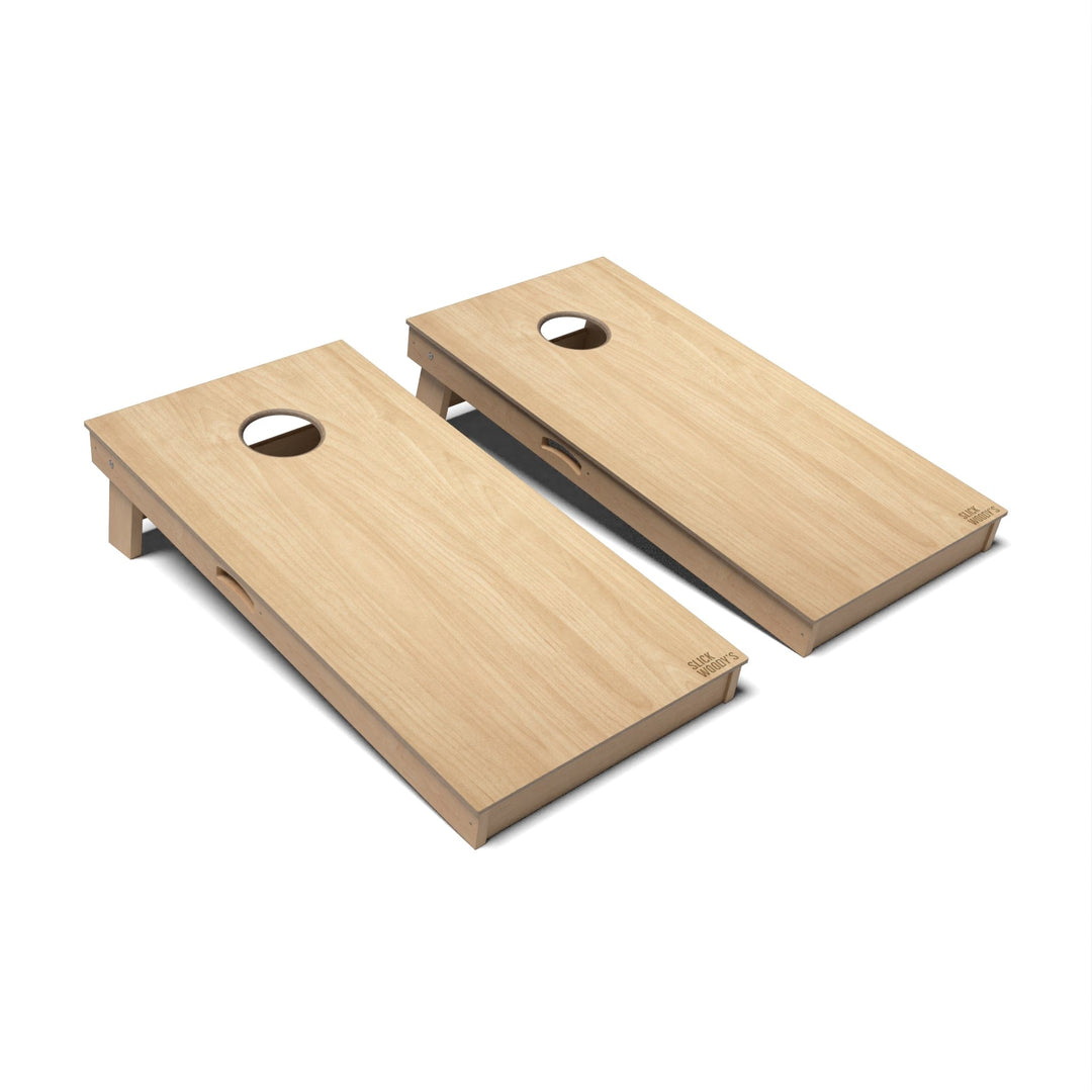 Slick Woody's Cornhole Co. Cornhole Board Natural Wood Cornhole Boards - Professional Signature