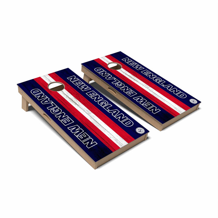 Slick Woody's Cornhole Co. Cornhole Board New England Football Massachusetts Cornhole Boards - Professional Signature