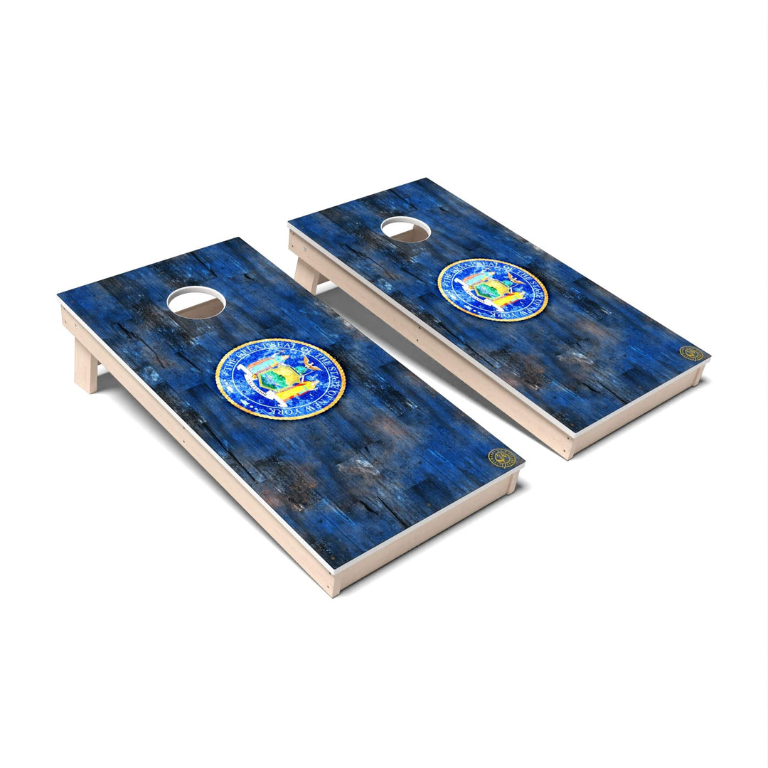 Slick Woody's Cornhole Co. Cornhole Board New York Cornhole Boards - Backyard