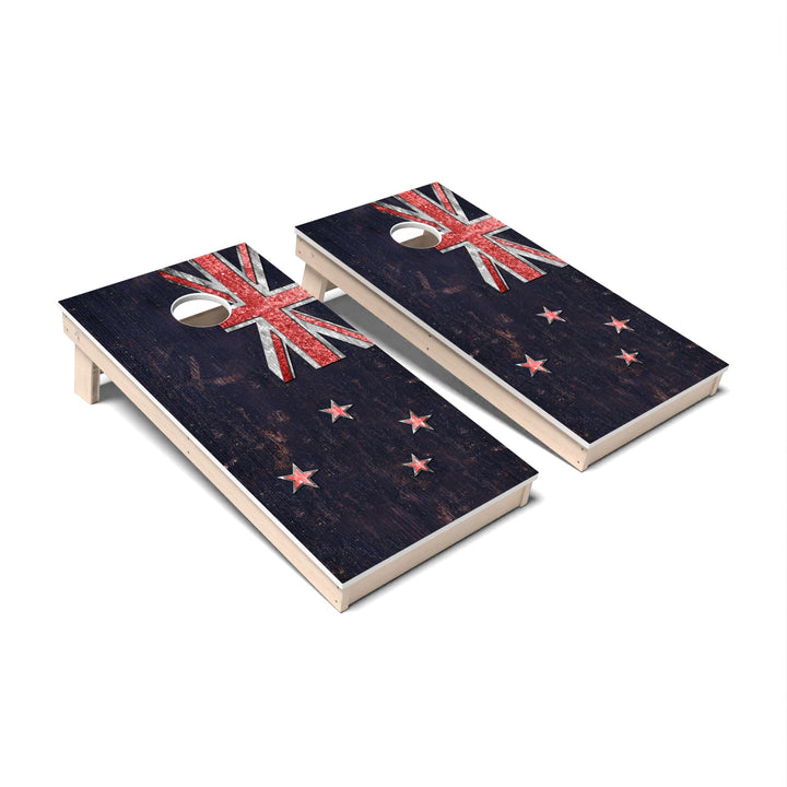 Slick Woody's Cornhole Co. Cornhole Board New Zealand International Flag Cornhole Boards - All Weather