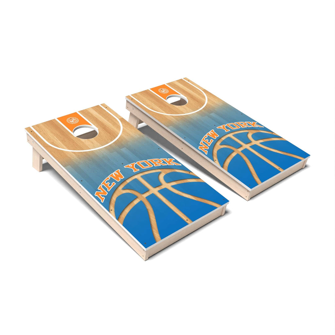 Slick Woody's Cornhole Co. Cornhole Board NY Basketball New York Cornhole Boards - All Weather
