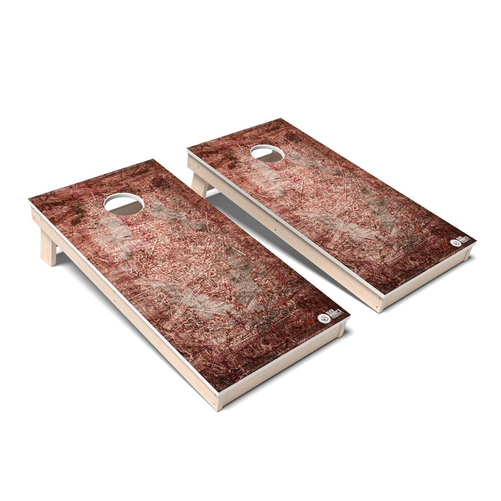 Slick Woody's Cornhole Co. Cornhole Board Paisley Bohemian Cornhole Boards - All Weather