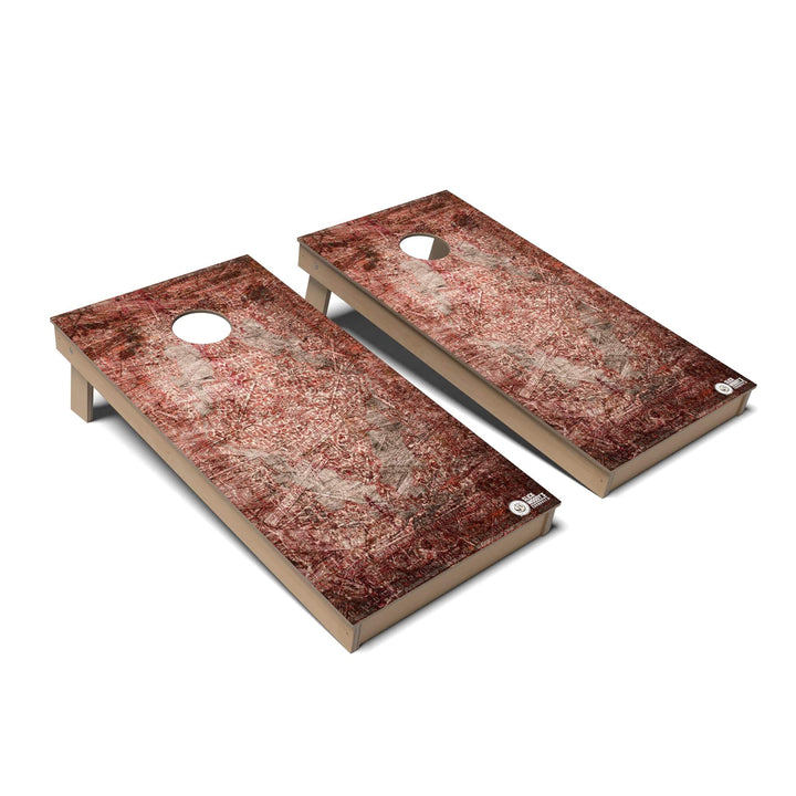 Slick Woody's Cornhole Co. Cornhole Board Paisley Bohemian Cornhole Boards - Backyard