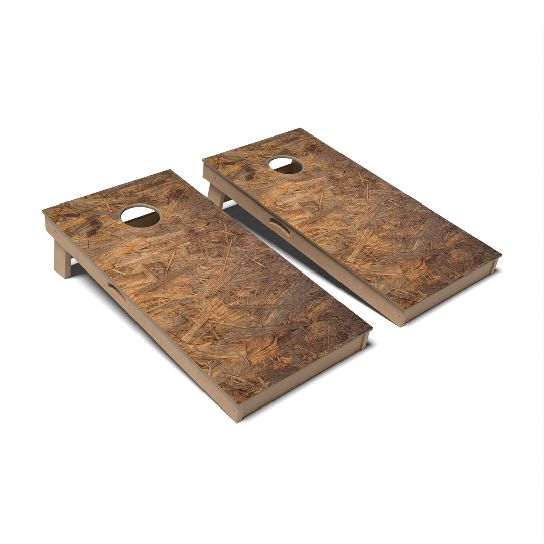 Slick Woody's Cornhole Co. Cornhole Board Plywood Texture Natural Wood Cornhole Boards - Professional Signature