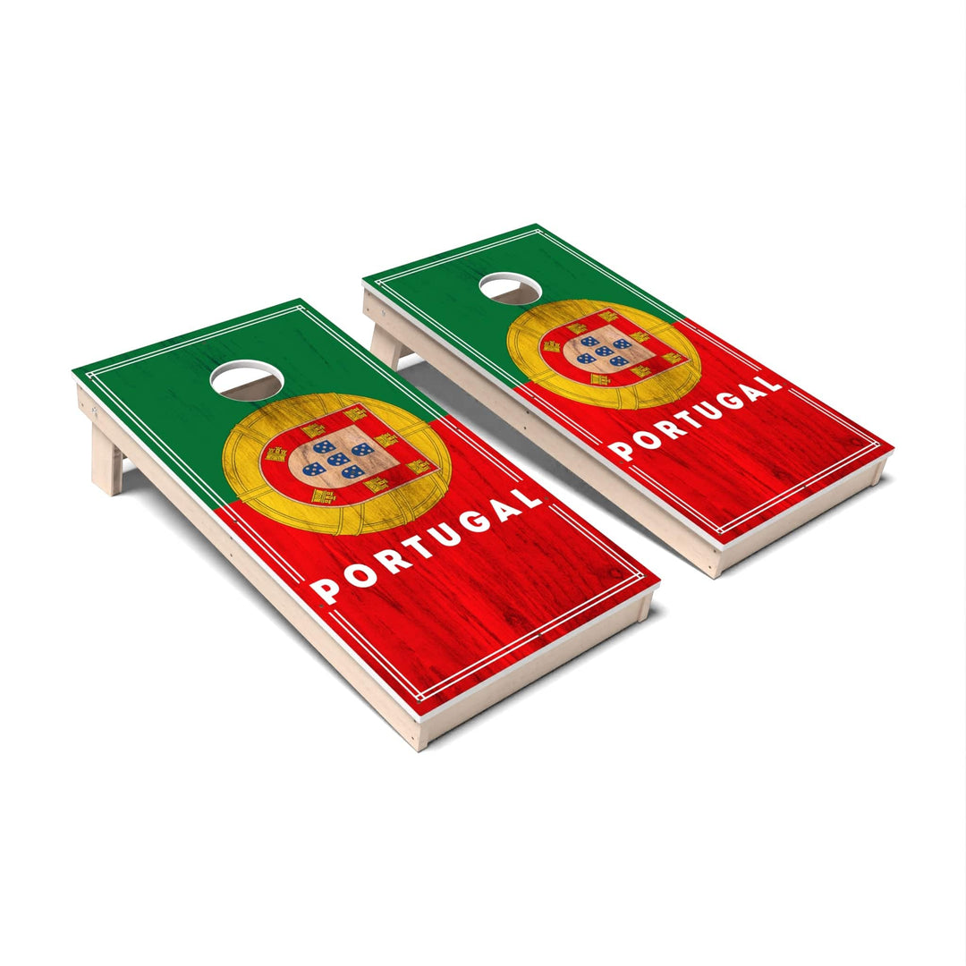 Slick Woody's Cornhole Co. Cornhole Board Portugal International Flag 2.0 Cornhole Boards - All Weather