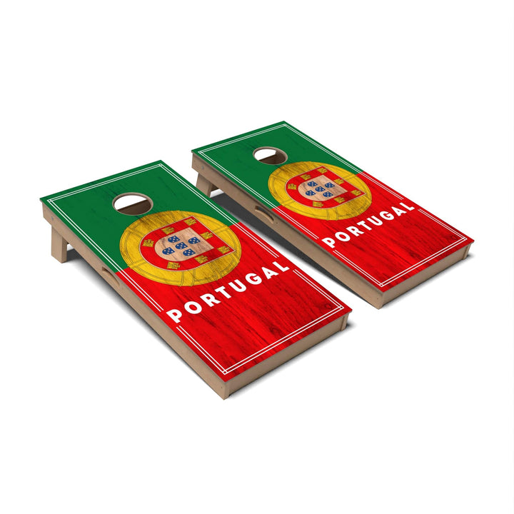 Slick Woody's Cornhole Co. Cornhole Board Portugal International Flag 2.0 Cornhole Boards - Professional Signature