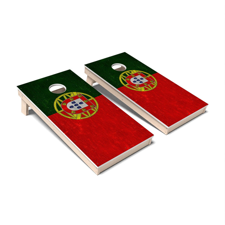 Slick Woody's Cornhole Co. Cornhole Board Portugal International Flag Cornhole Boards - All Weather