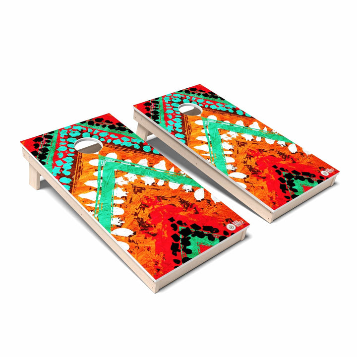 Slick Woody's Cornhole Co. Cornhole Board Riordan Bohemian Cornhole Boards - All Weather