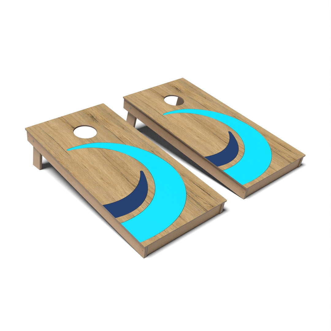 Slick Woody's Cornhole Co. Cornhole Board Riptide Surf Cornhole Boards - Backyard