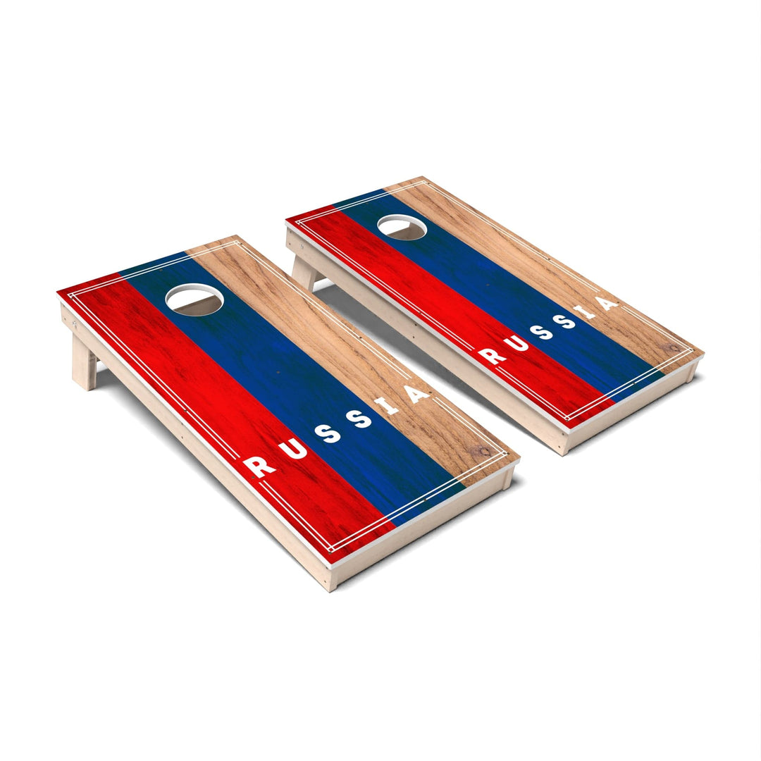 Slick Woody's Cornhole Co. Cornhole Board Russia International Flag 2.0 Cornhole Boards - All Weather