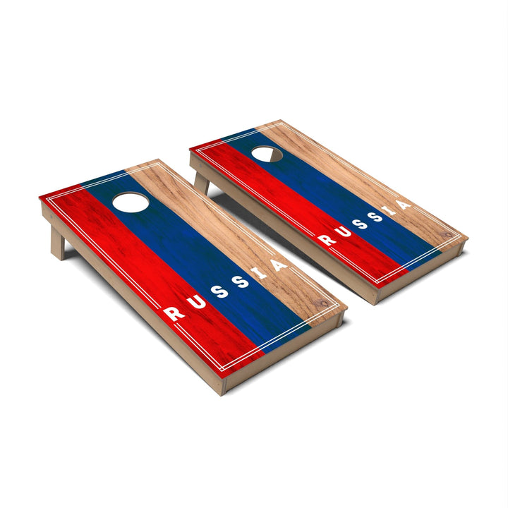 Slick Woody's Cornhole Co. Cornhole Board Russia International Flag 2.0 Cornhole Boards - Backyard